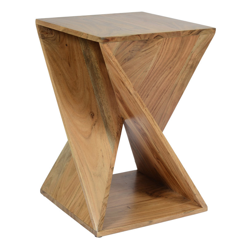 Joss & Main Solid Wood Abstract End Table & Reviews Wayfair.ca